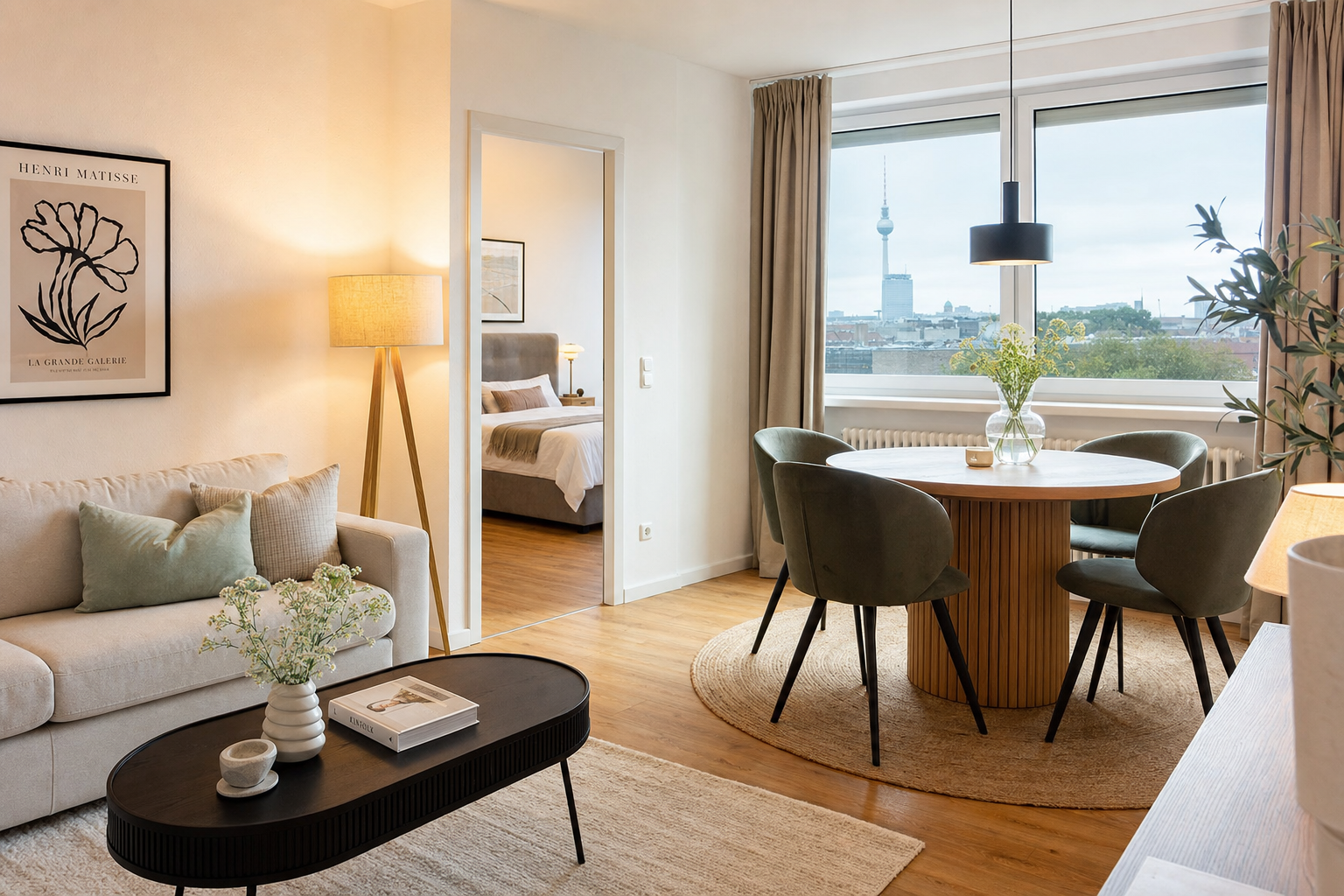 Möblierte 2-Zimmer-Wohnung in Stuttgart