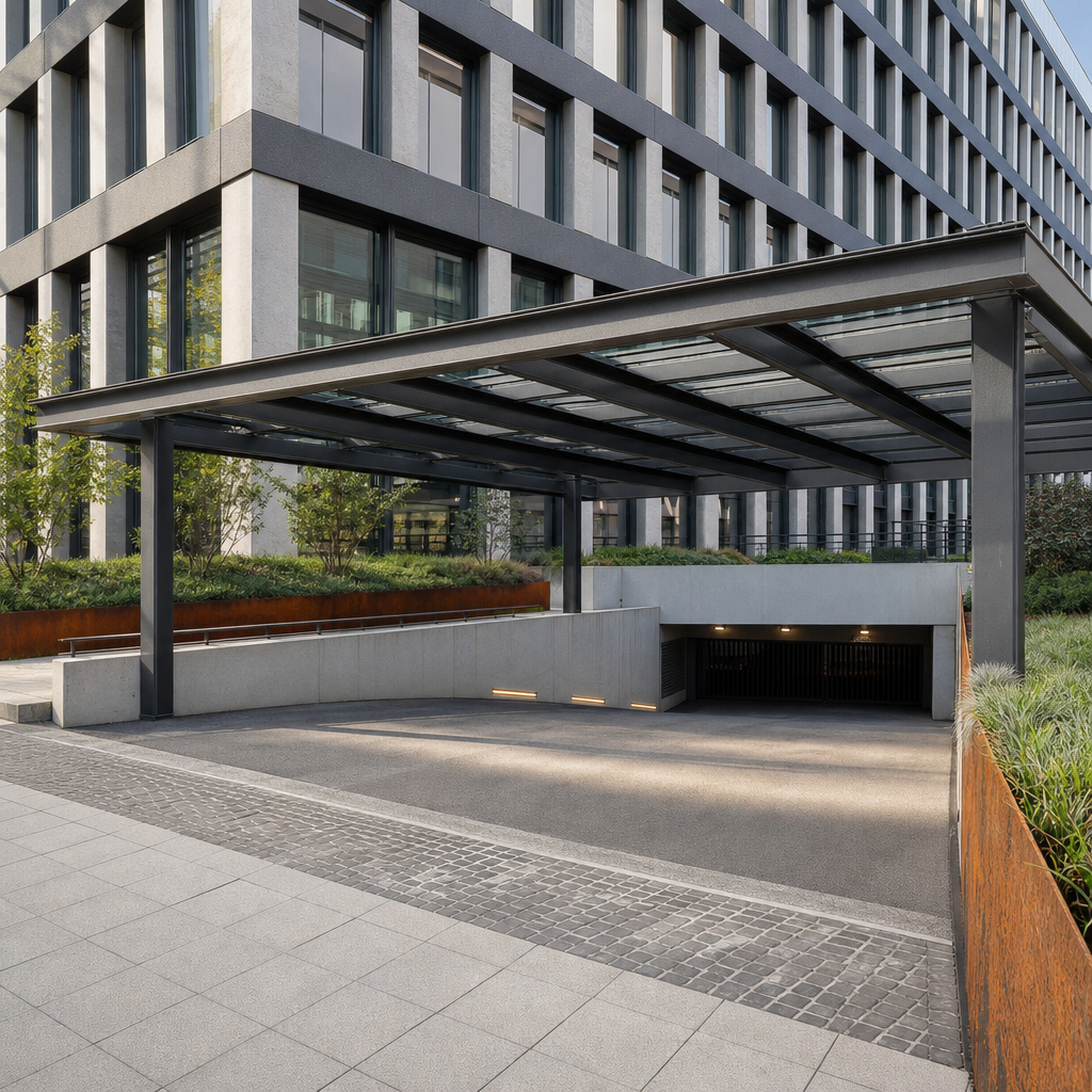 Stahlbau & Montagen — Metallbau Rotter (Beispielmotiv)