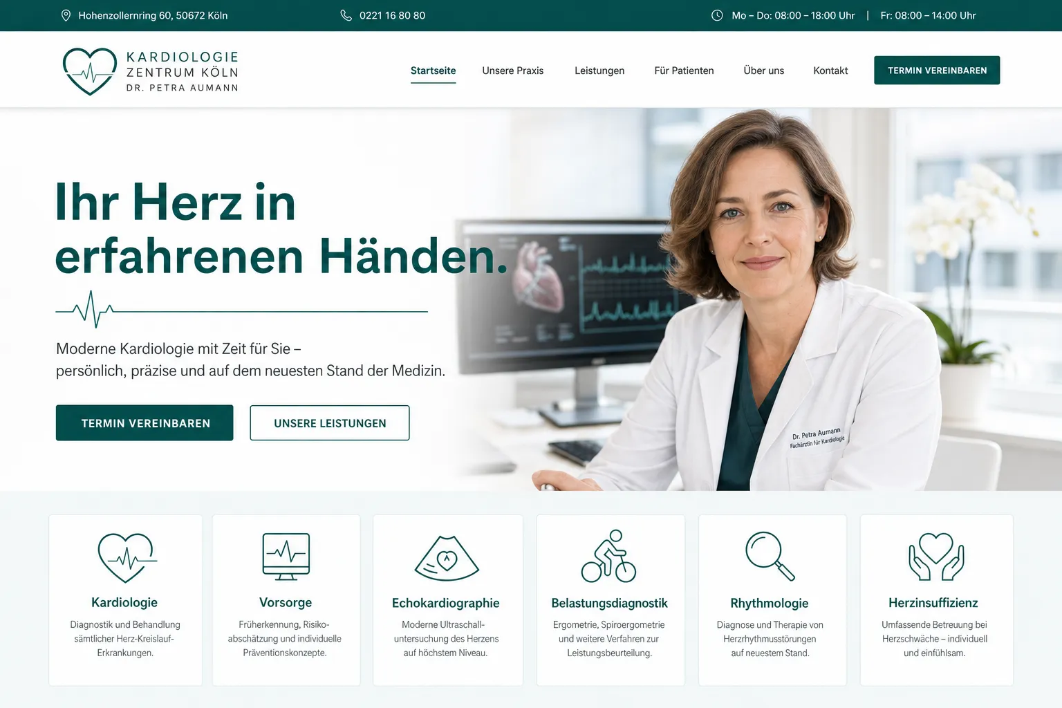 Design-Beispiel 14 für eine Webseite