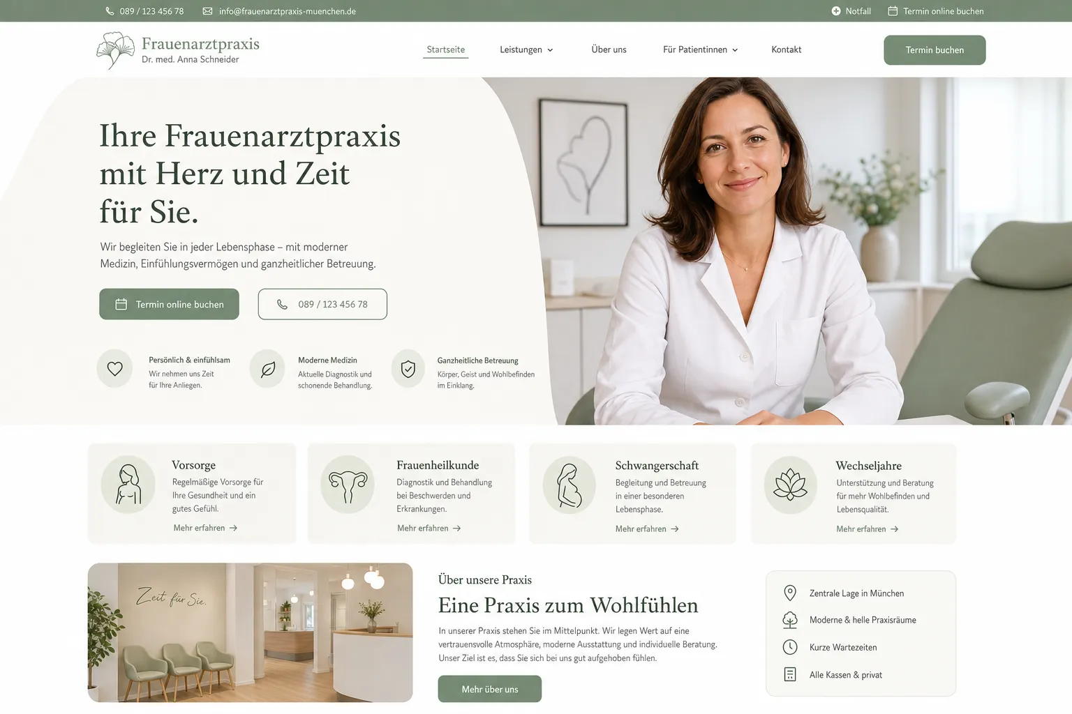 Design-Beispiel 4 für eine Webseite