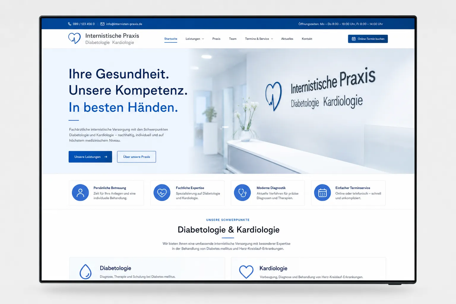 Design-Beispiel 9 für eine Webseite