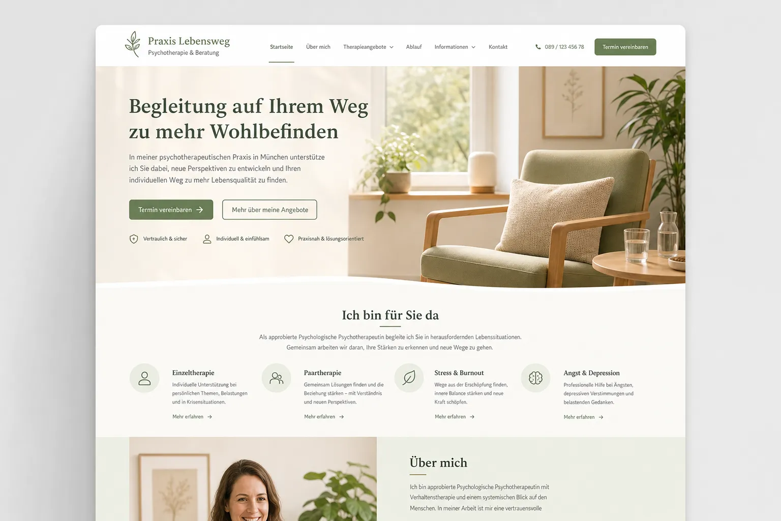 Design-Beispiel 10 für eine Webseite