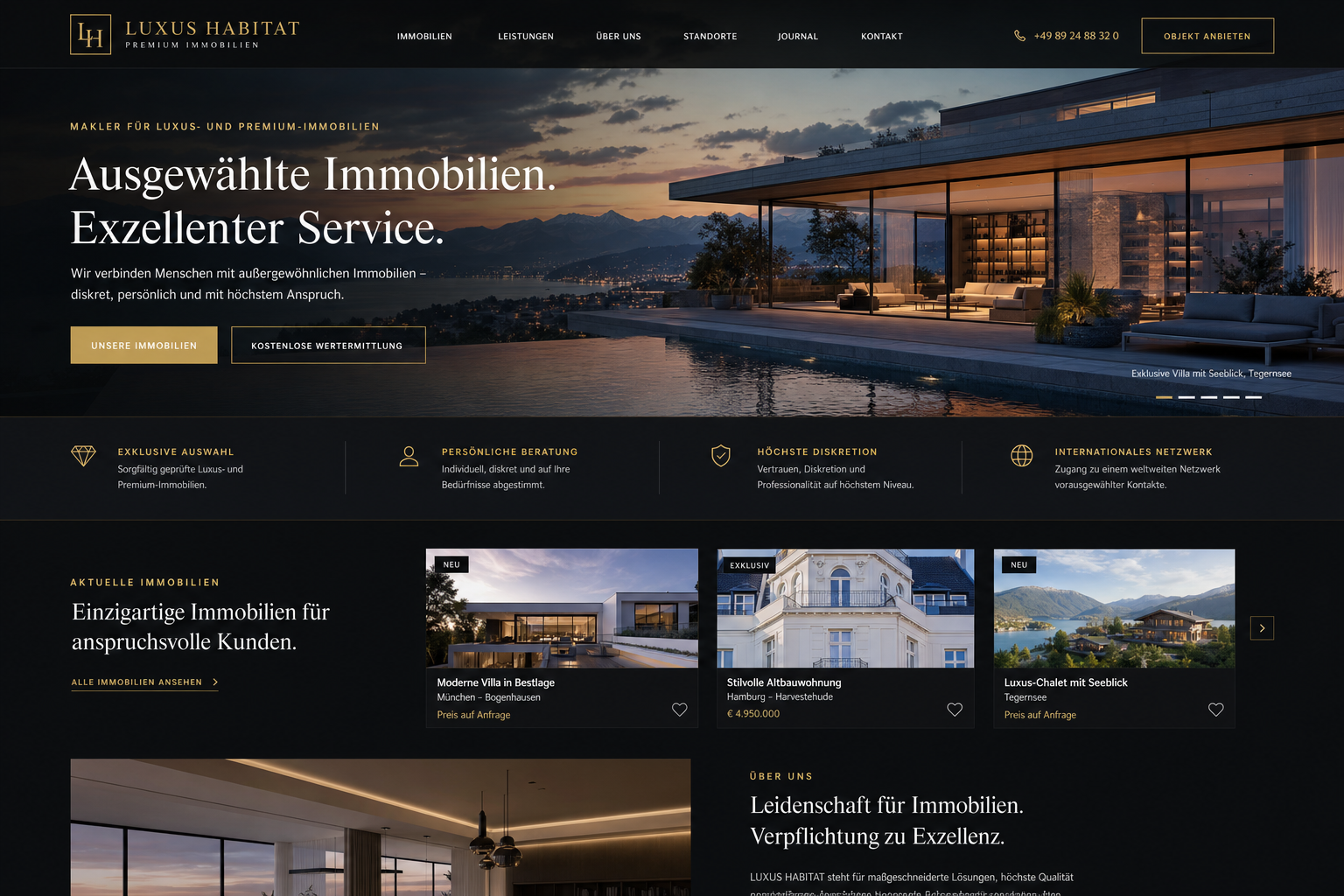 Design-Beispiel 4 für eine Webseite