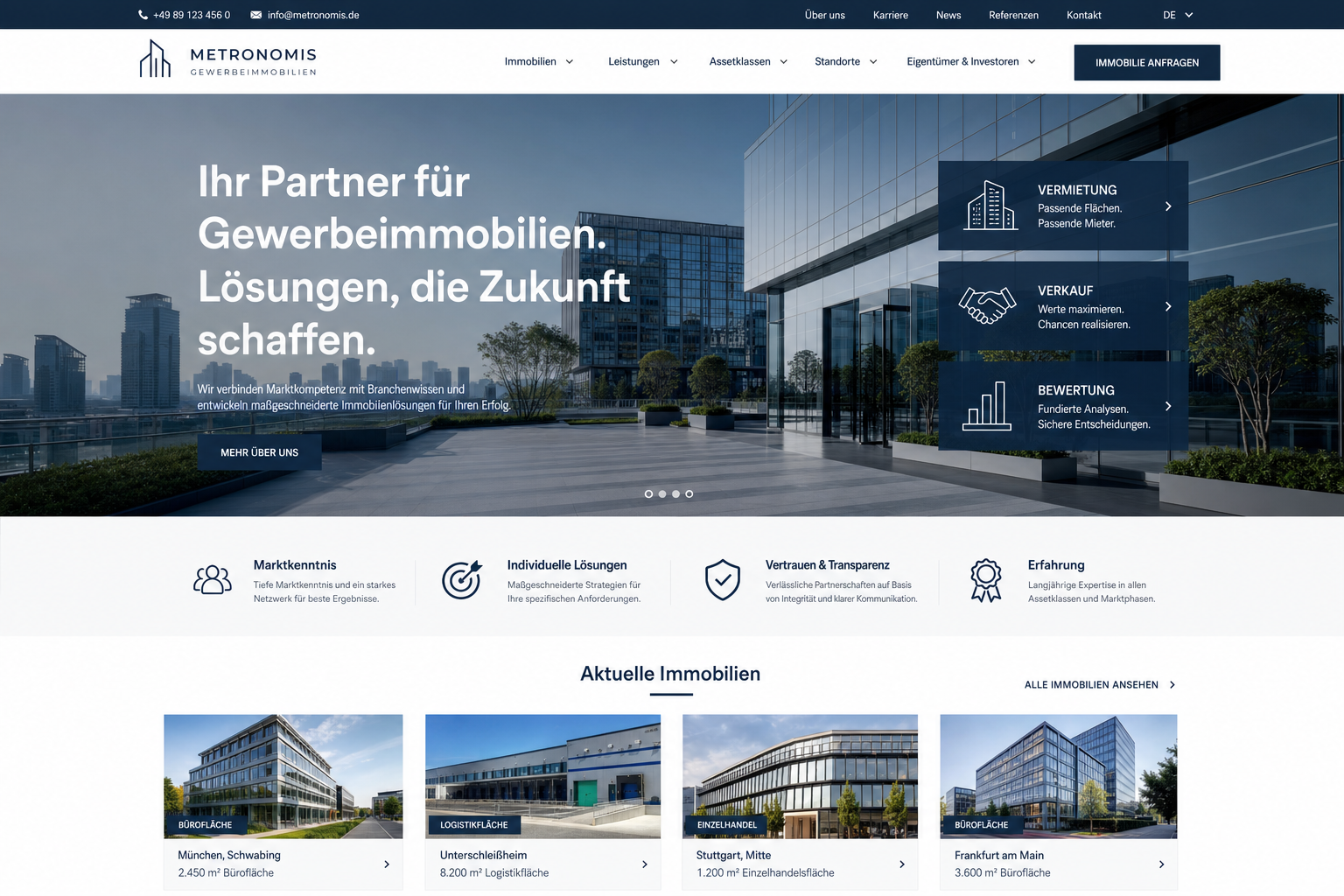 Design-Beispiel 5 für eine Webseite