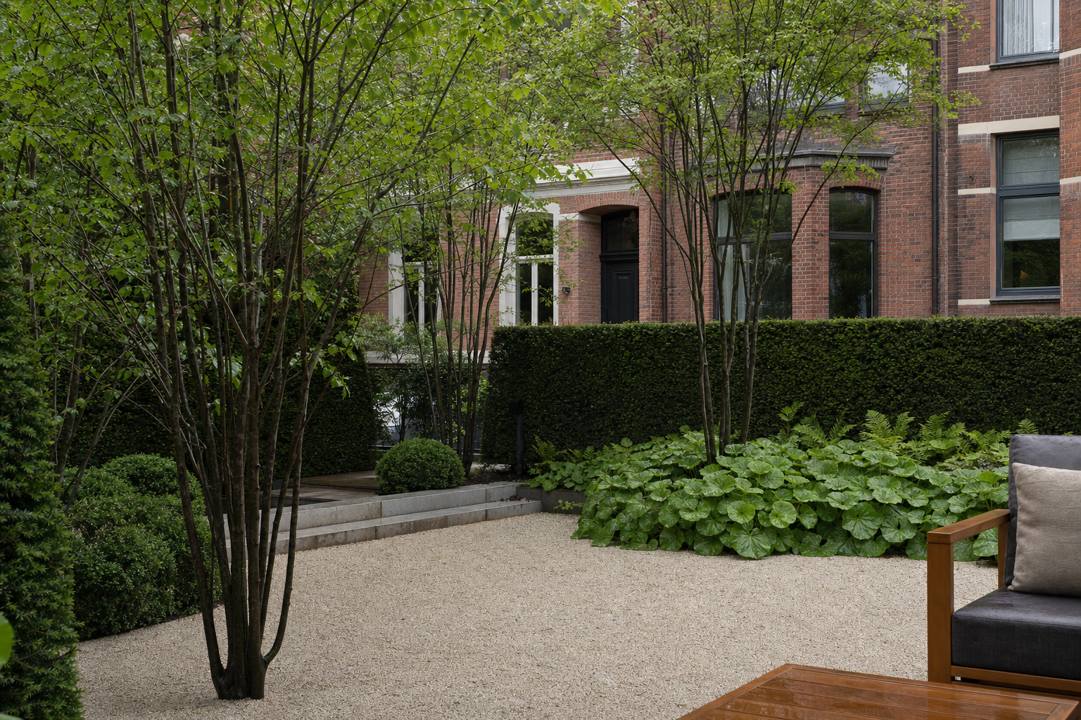 Stadtgarten in Harvestehude — Innenhof / Townhouse