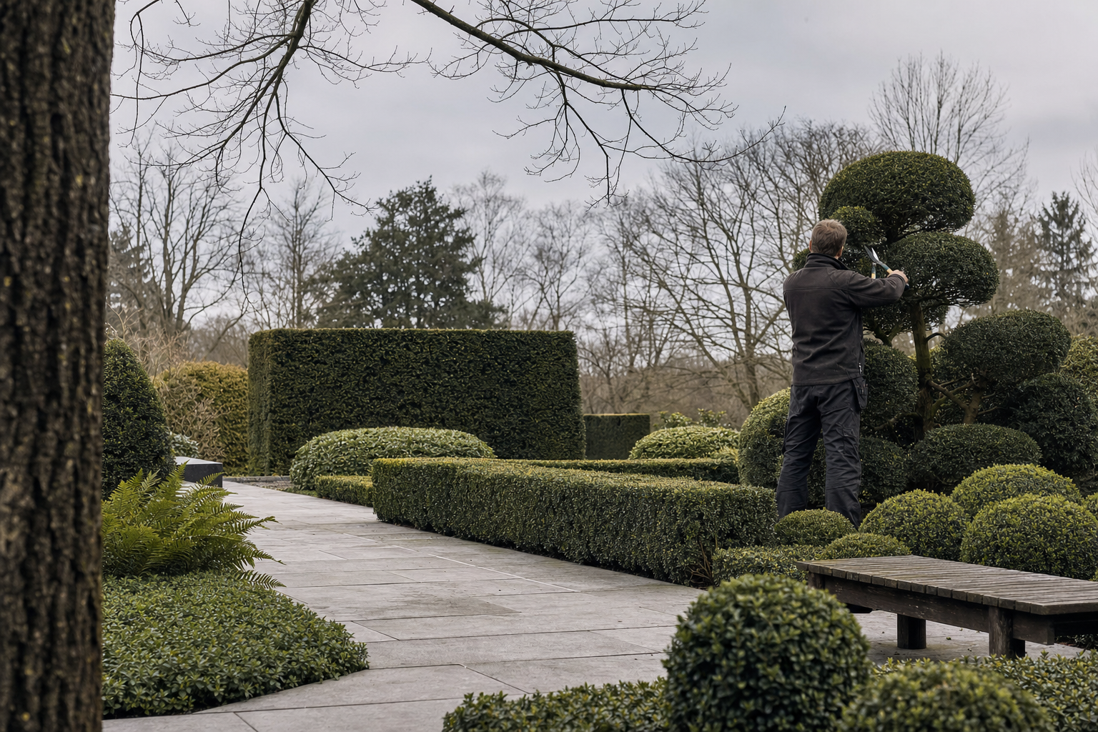 Gartenpflege im Vertrag