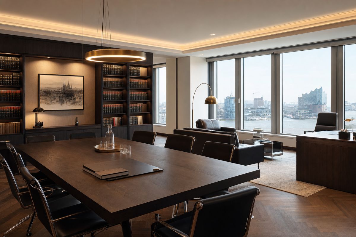 Die Kanzleiräume von Fischer & Partner in Hamburg
