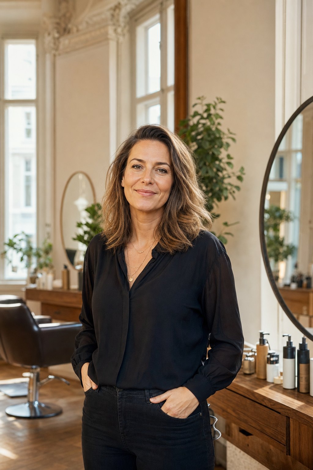 Porträt: Mara Lund, Inhaberin · Friseurmeisterin