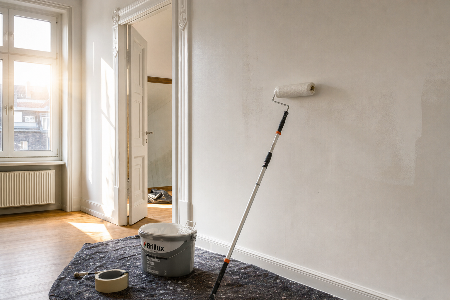 Innenanstrich Hamburger Altbau – Malerwerkstatt Brandt