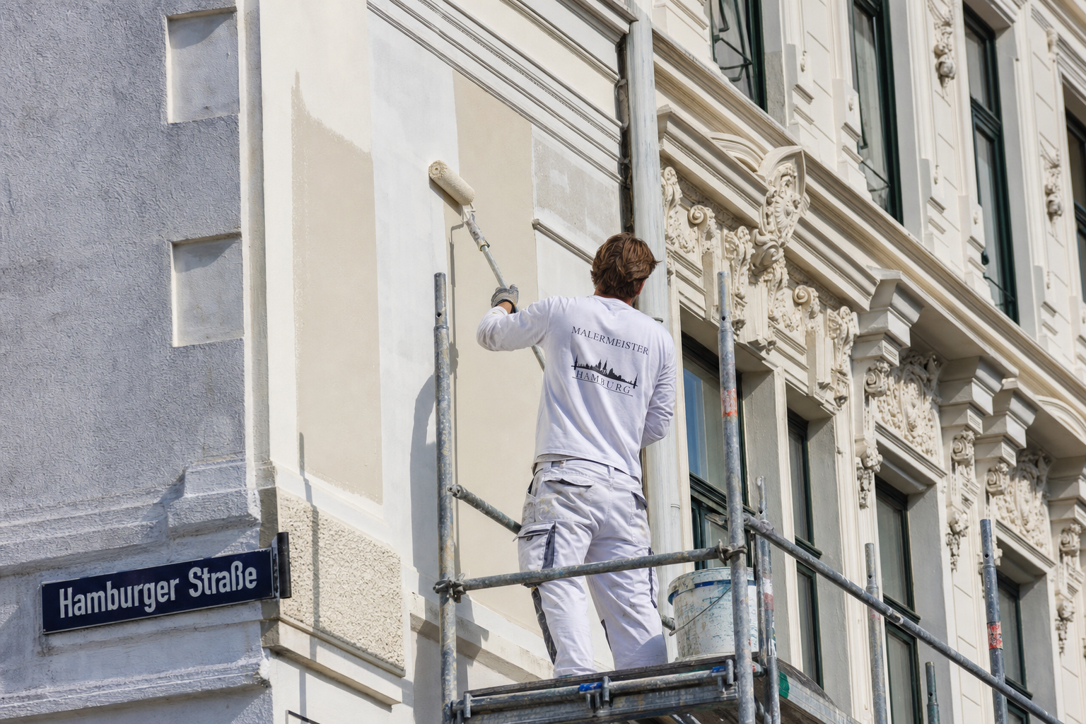 Fassadensanierung Hamburger Gründerzeit-Altbau