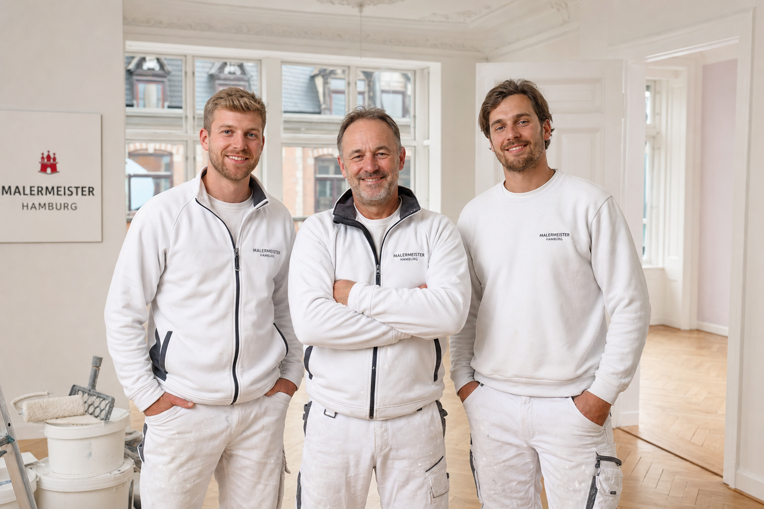 Team Malerwerkstatt Brandt – Lars Brandt, Marek Sobczak, Aylin Yıldız