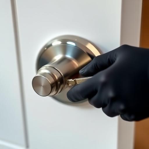 Profilzylinder-Detail in der Werkstatt