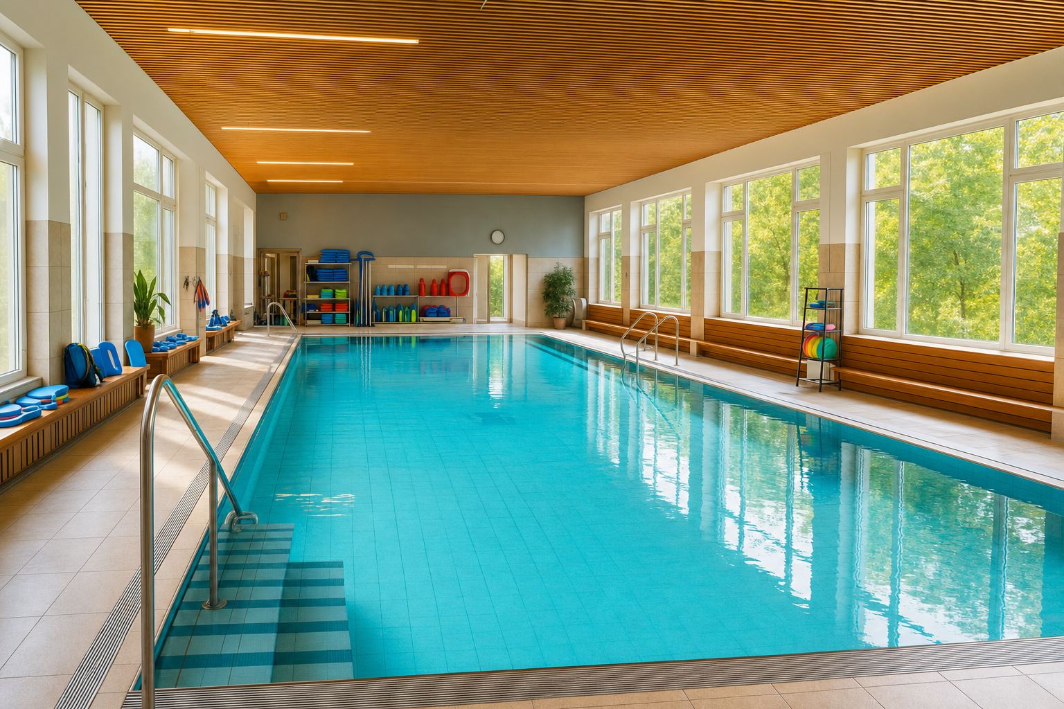 Hallenbad Lechwiesen in Augsburg-Lechhausen